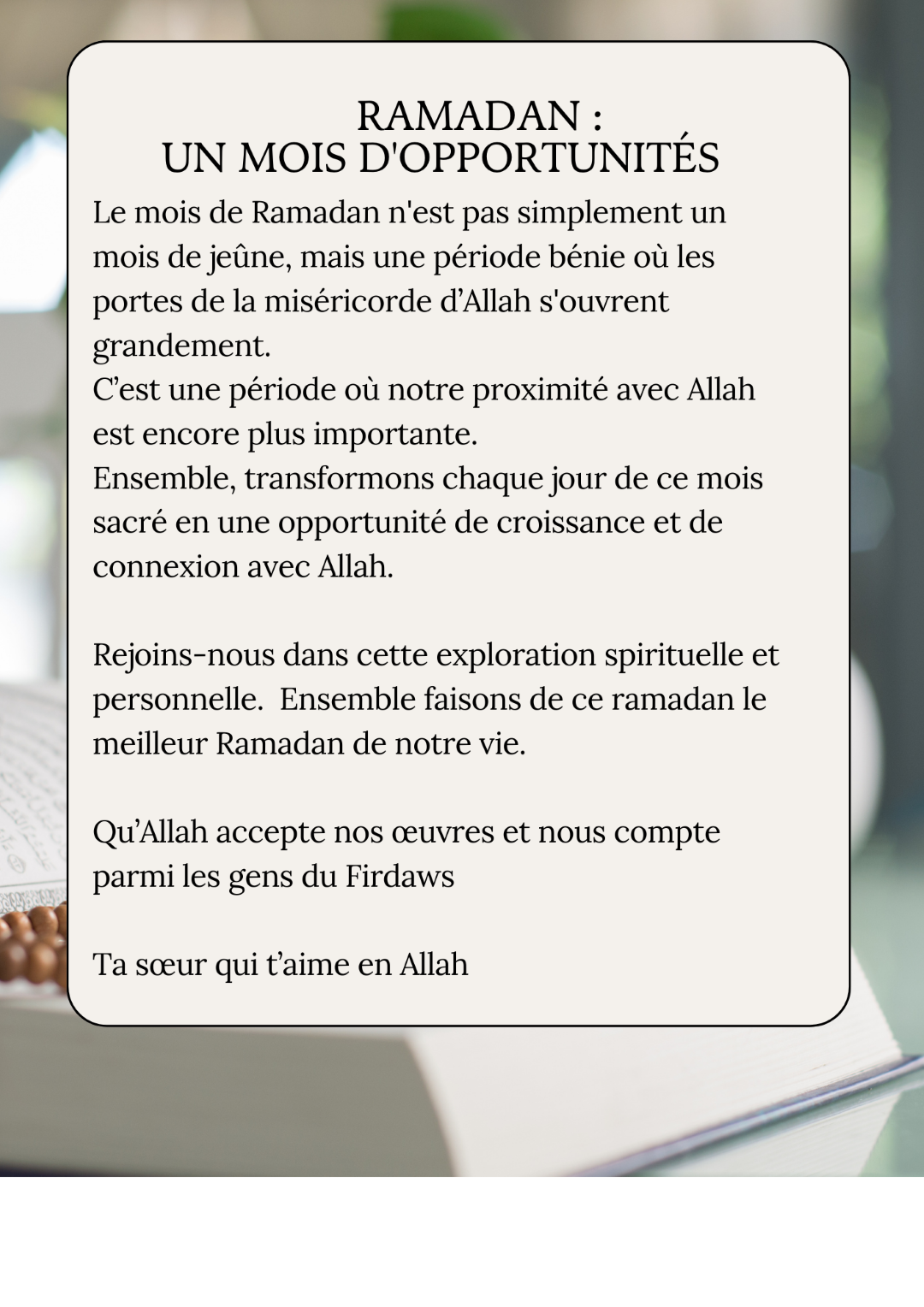 Mon Guide Ramadan